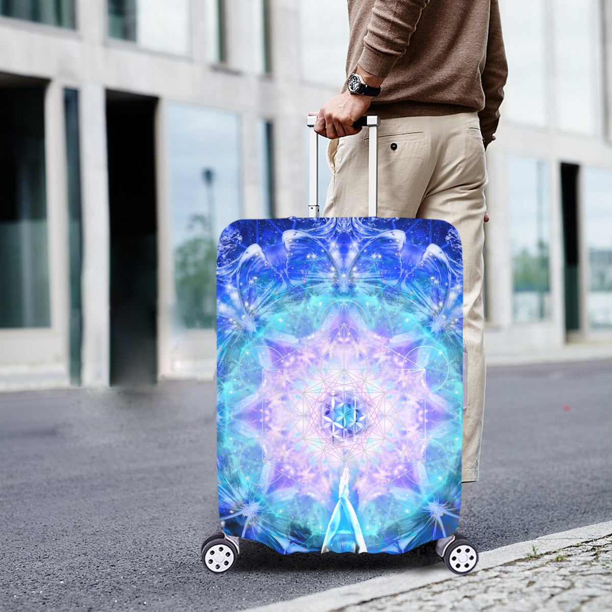 Amen Jin's Katerina's Eros & Psyche Metamorphosis Meditations Luggage Cover 28" x 30" ( Extra Large ) | Ships from USA
