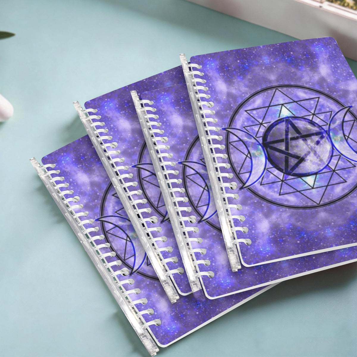Katerina's Triple Goddess Magickal Desires Loose-Leaf Notebooks ( Cover Print, 4-Pack ) | Ships from USA