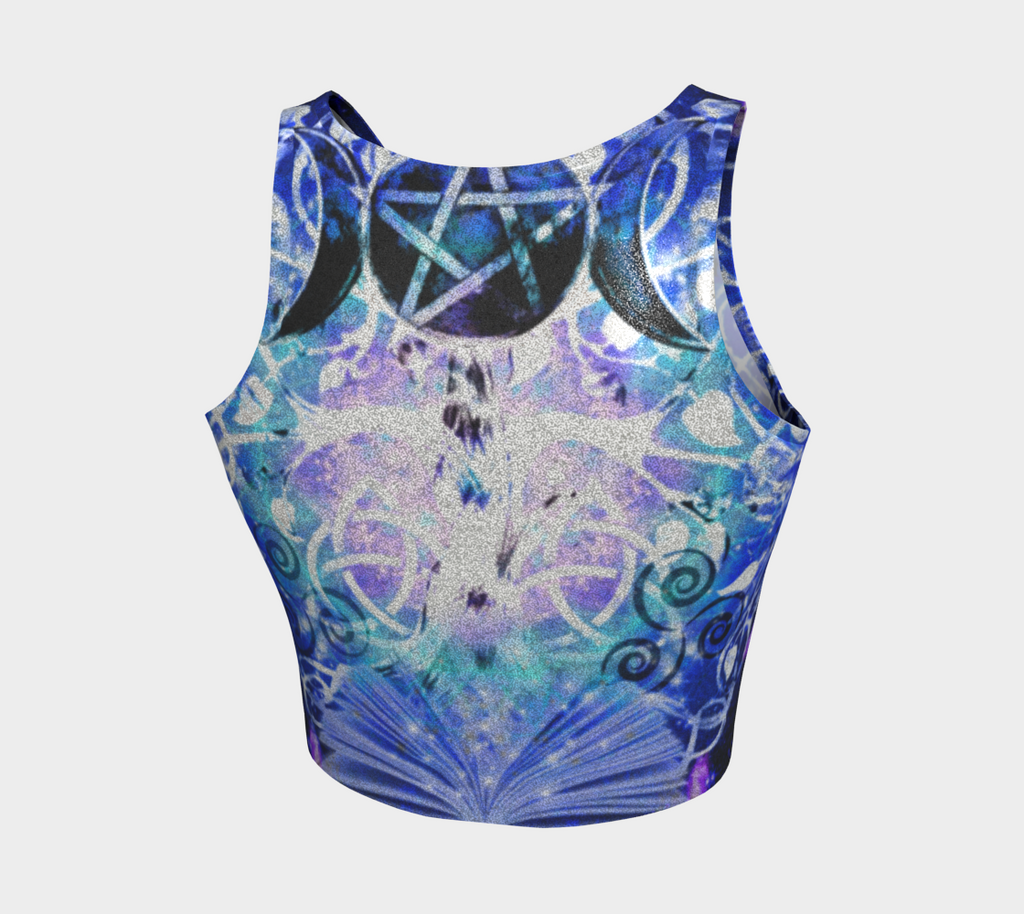 Amen Jin's Katerina's Eros & Psyche Celtic Meditations Athletic Crop Top