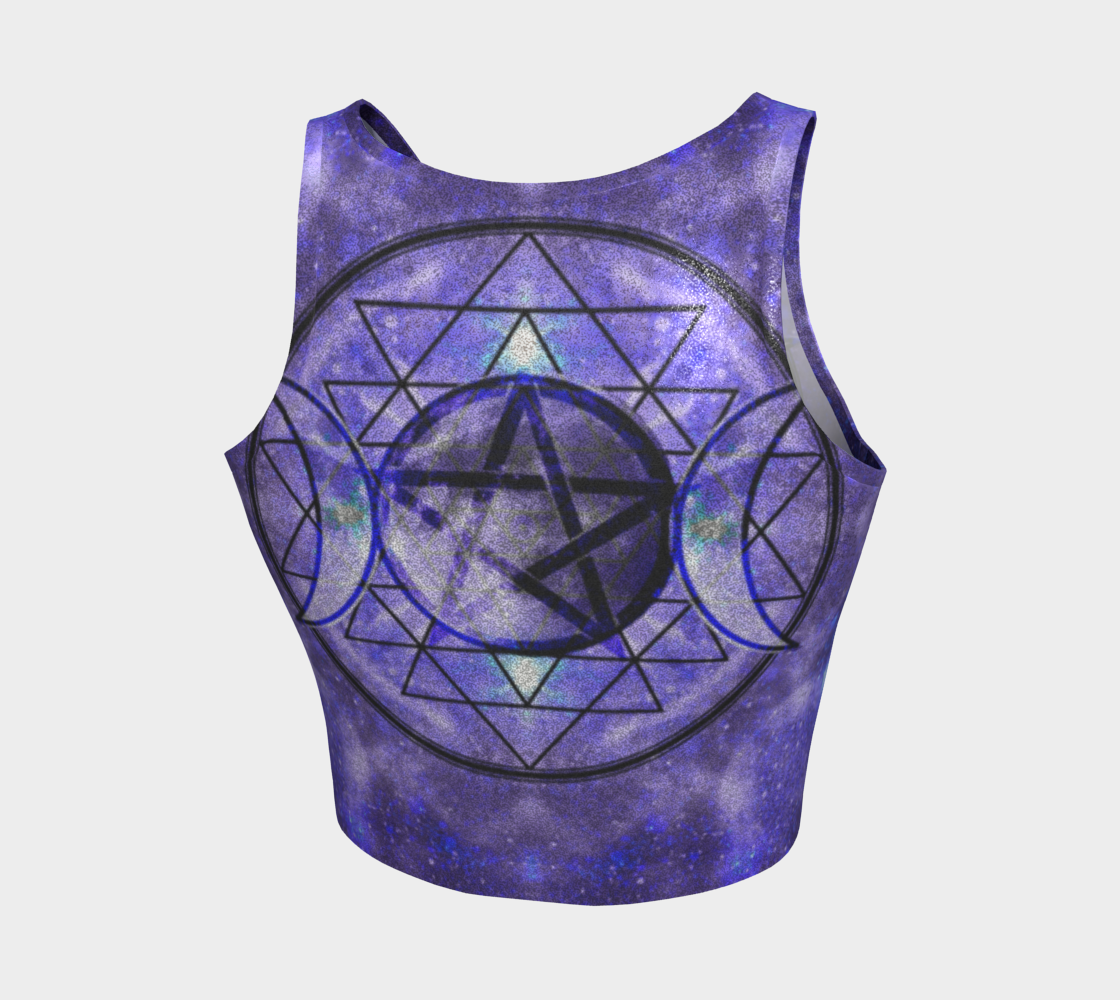 Katerina's Magickal Triple Goddess Meditations Athletic Crop Top