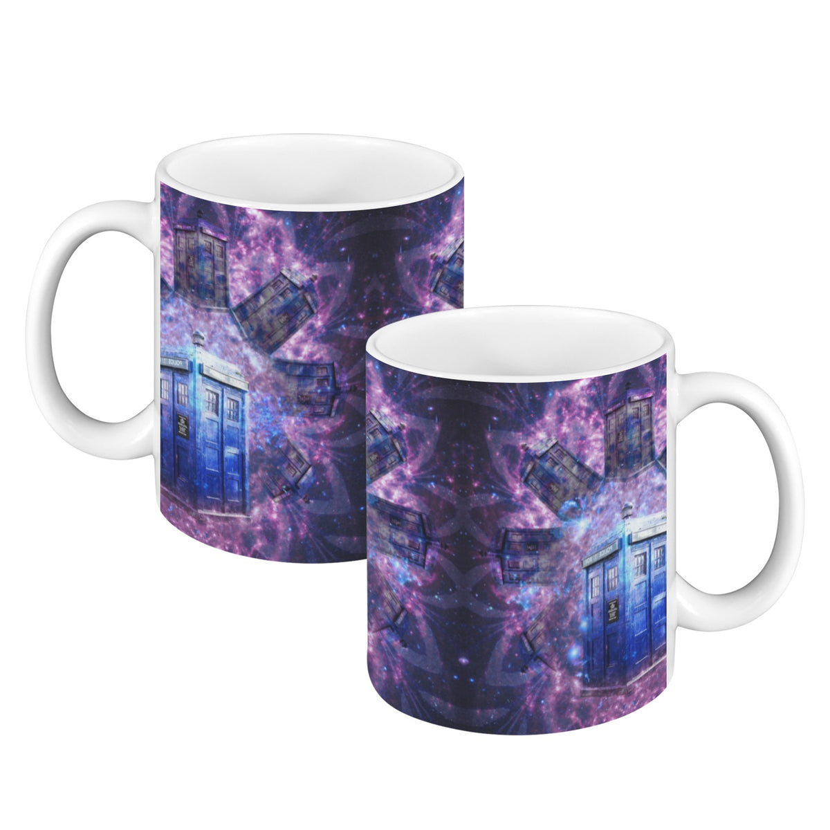 Katerina's Through Time & Space Doctor Desires Custom White Mug(11OZ)(Set of 2) | Ships from USA