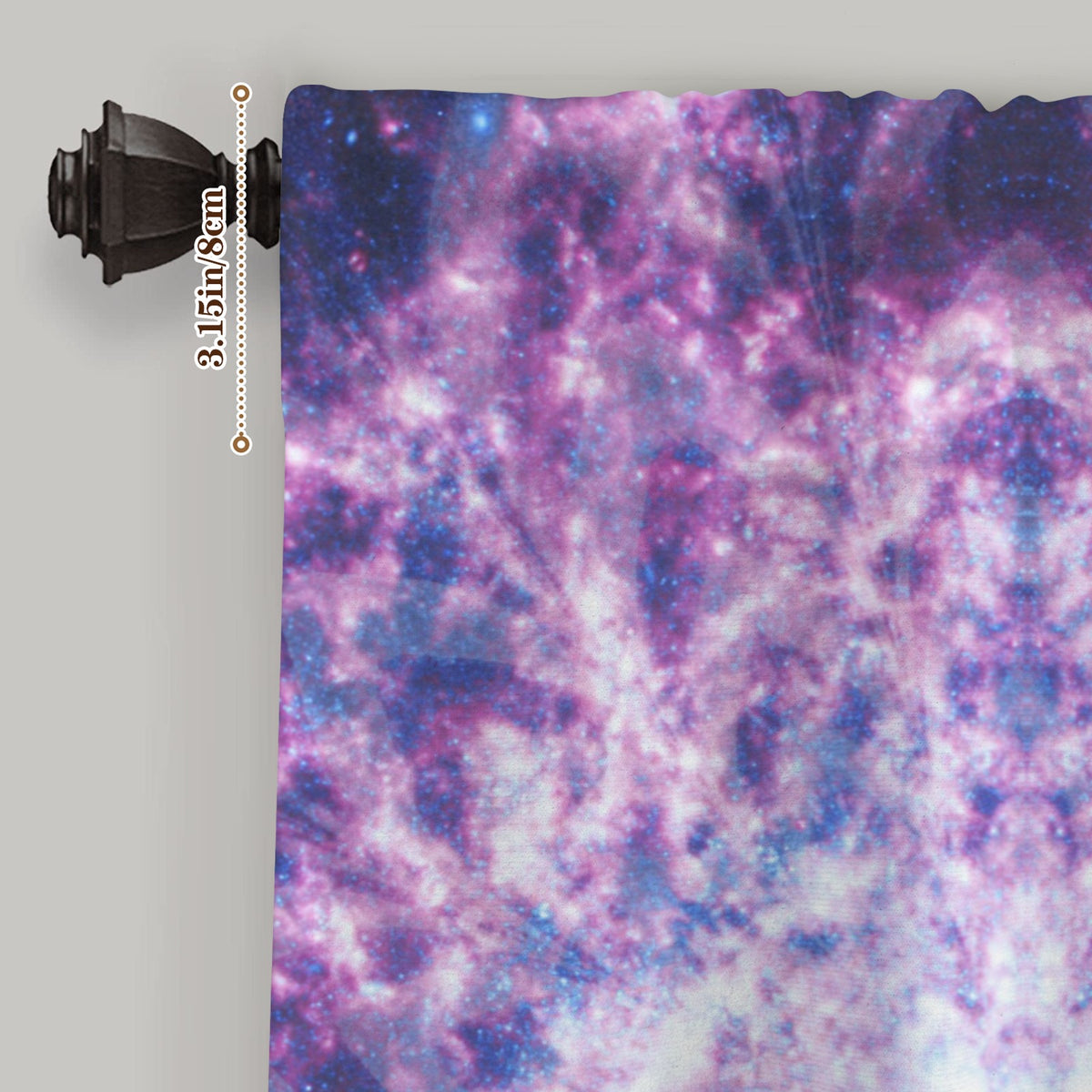Katerina's Through Time & Space Desires Window Curtain 27.6" x 39.4" ( 1 Piece ) | Ships from USA
