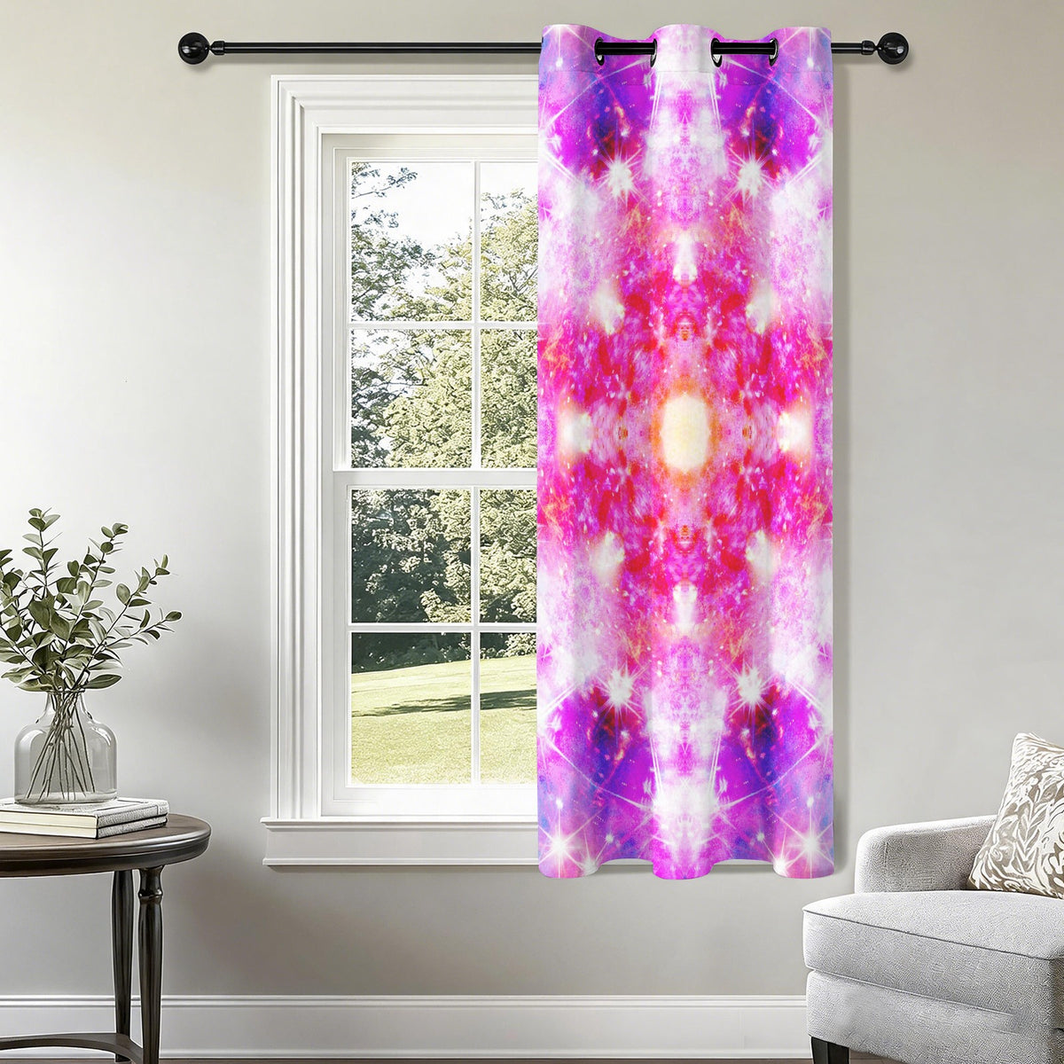 Katerina's Dreams of Angels Desires Grommet Curtain 42" x 63" ( 1 Piece ) | Ships from USA