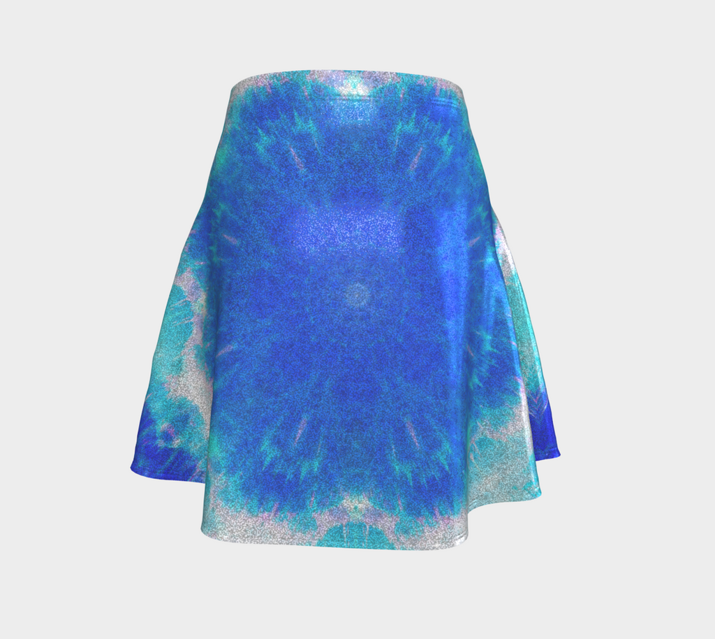 Amen Jin's Blue Sun Desires Flared Skirt