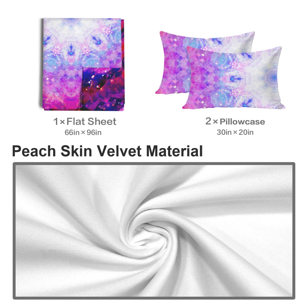 Katerina's Citadel Desires 3-Piece Bedding Set (Bed Sheet + Pillowcases)  | Ships from USA