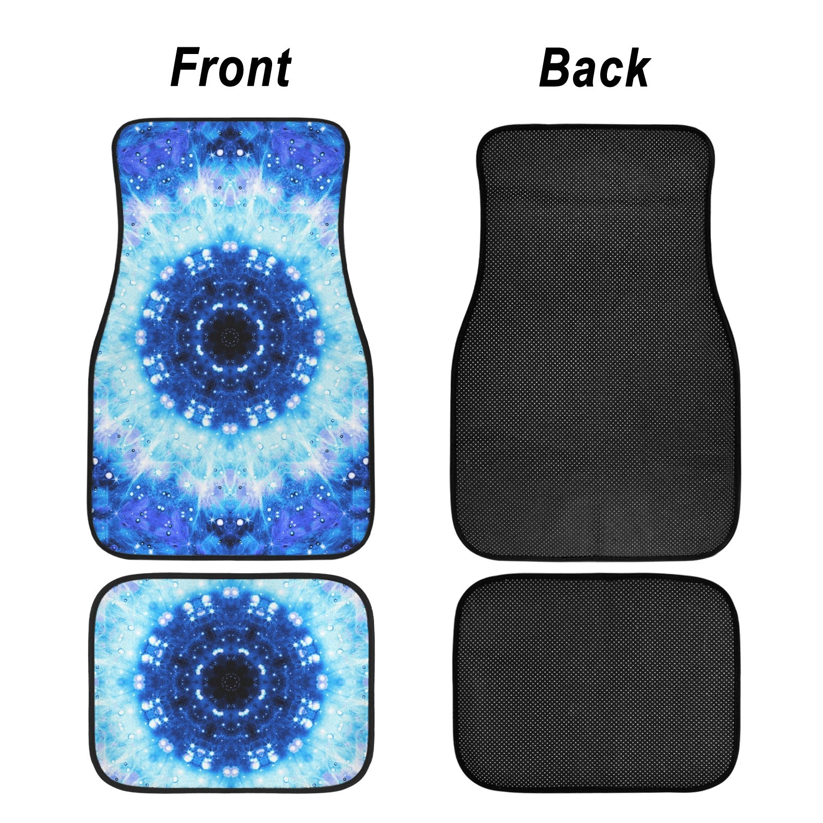 Katerina's Noel Nouvelette Desires 4-Piece Car Floor Mats （Customized Separately）| Ships from USA