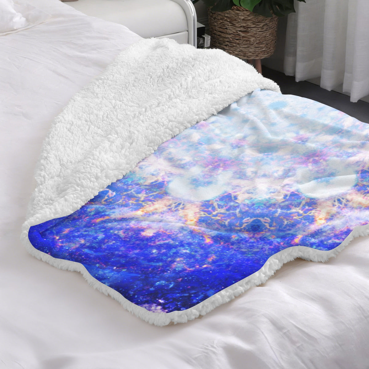 Amen Jin's Katerina's Afterall Desires Sherpa Fleece Blanket 30" x 40" | Ships from USA