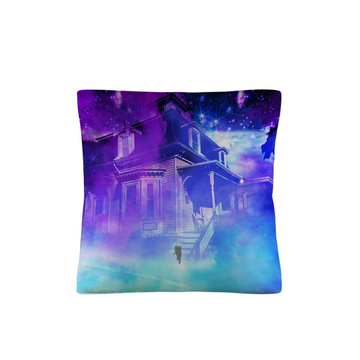 Amen Jin's Katerina's Eros & Psyche Hocus Pocus Dreams Linen Throw Pillow 18" x 18" ( 1 Piece ) | Ships from USA