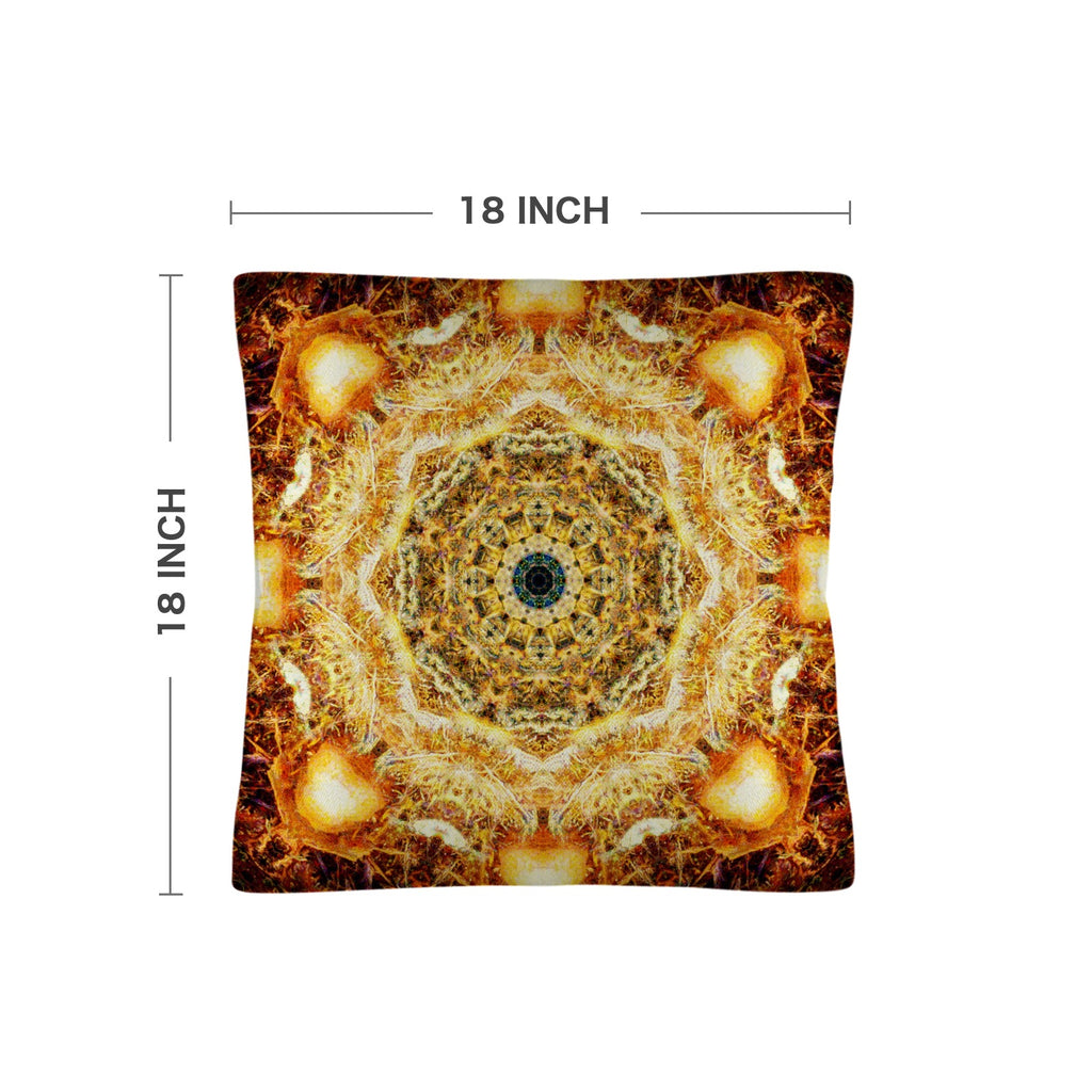 Katerina's Jupiter Desires Linen Throw Pillow 18" x 18" ( 1 Piece ) | Ships from USA