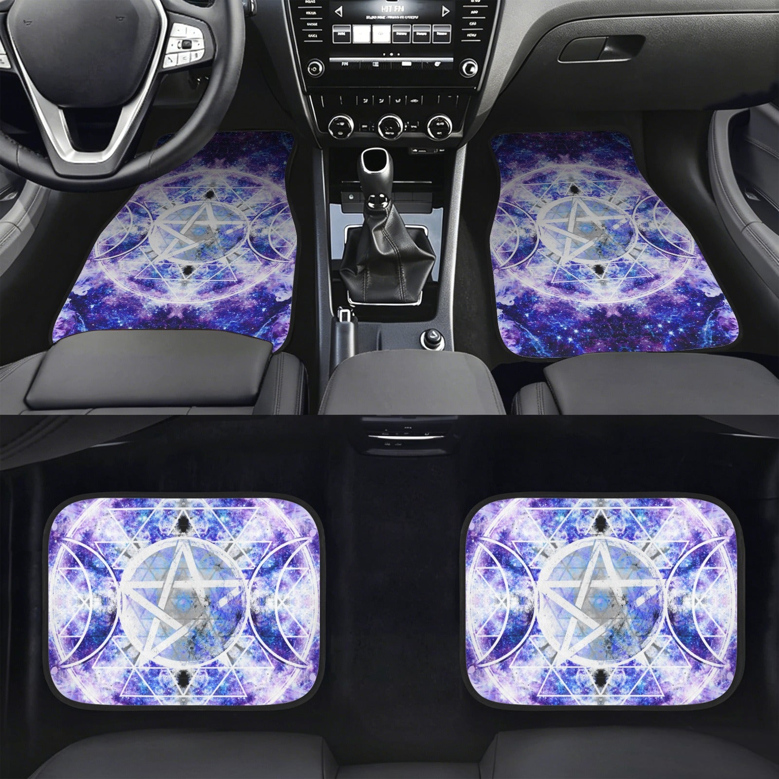 Amen Jin's Katerina's Dracularian Dragoness Triple Goddess Meditations 4-Piece Car Floor Mats （Customized Separately）| Ships from USA