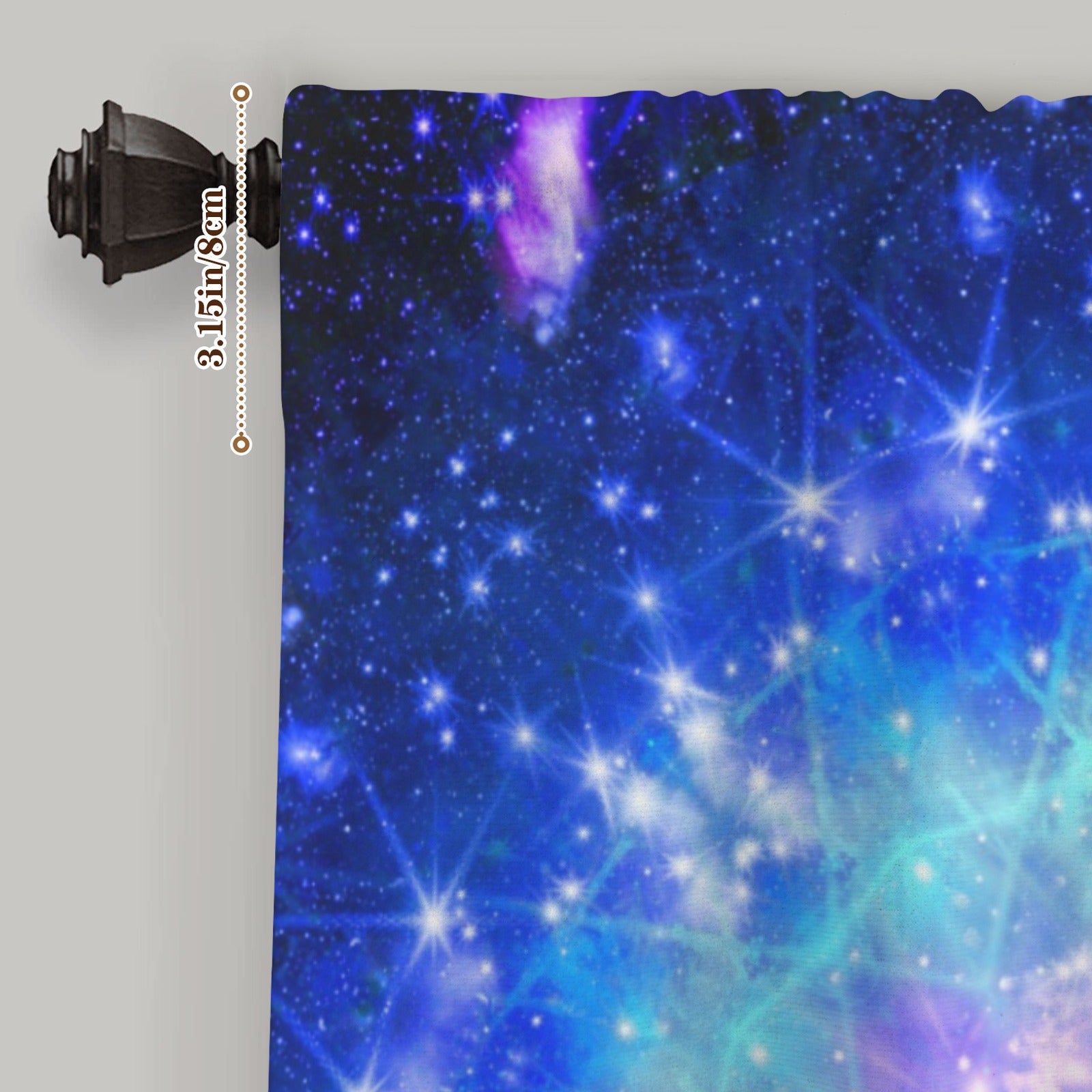 Amen's Jin's Katerina's Eros & Psyche Desires Window Curtain 52" x 63" ( 1 Piece ) | Ships from USA