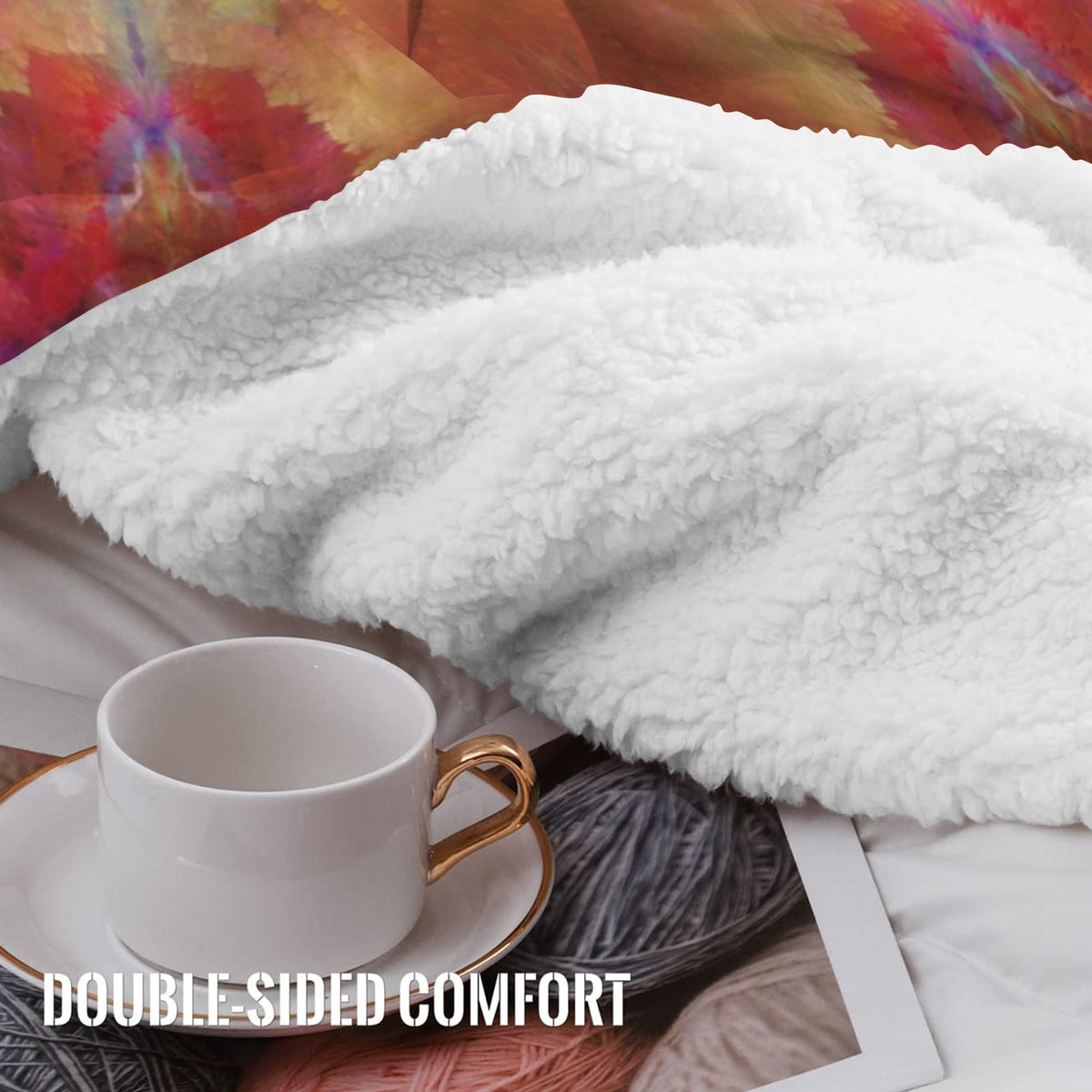 Katerina's Supernova Desires Sherpa Fleece Blanket 30" x 40" | Ships from USA