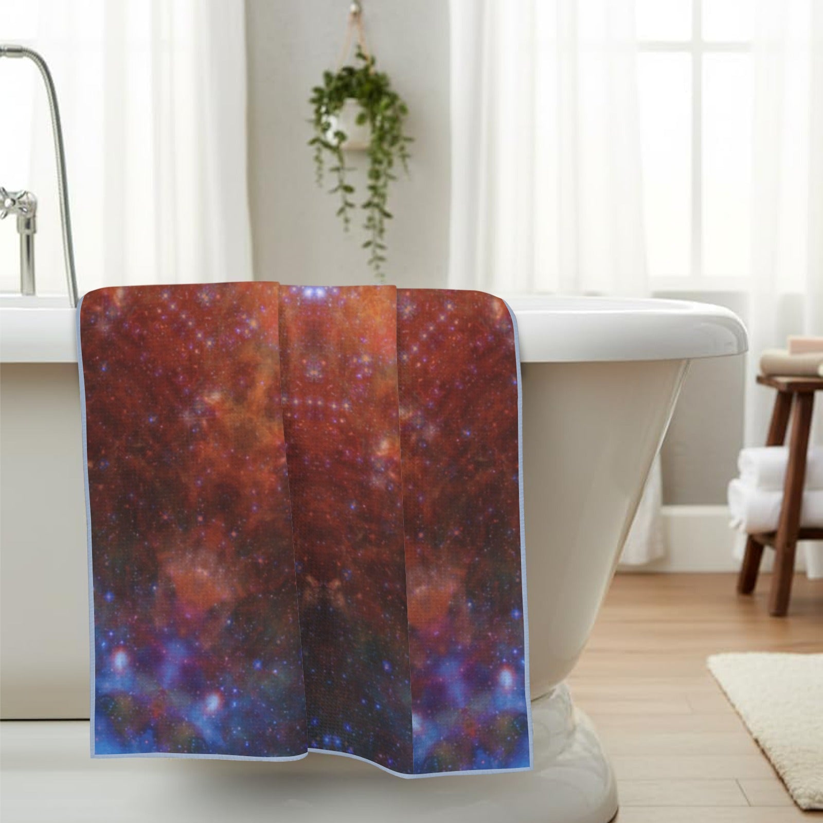 Katerina's Foreverlast Desires Waffle Weave Bath Towel 29" x 58" | Ships from USA