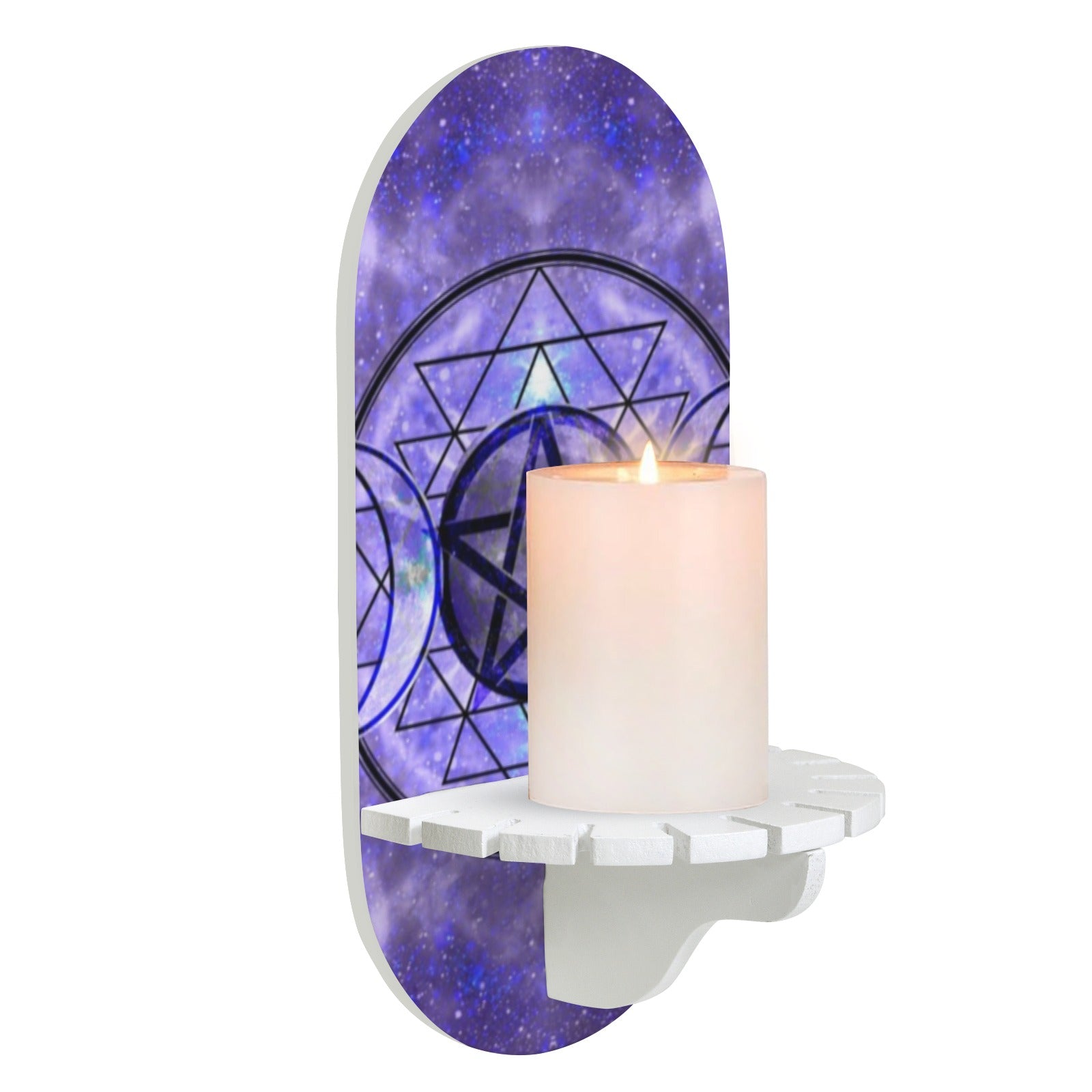 Katerina's Triple Goddess Magickal Desires Wall Mounted Candle Holder | Ships from USA
