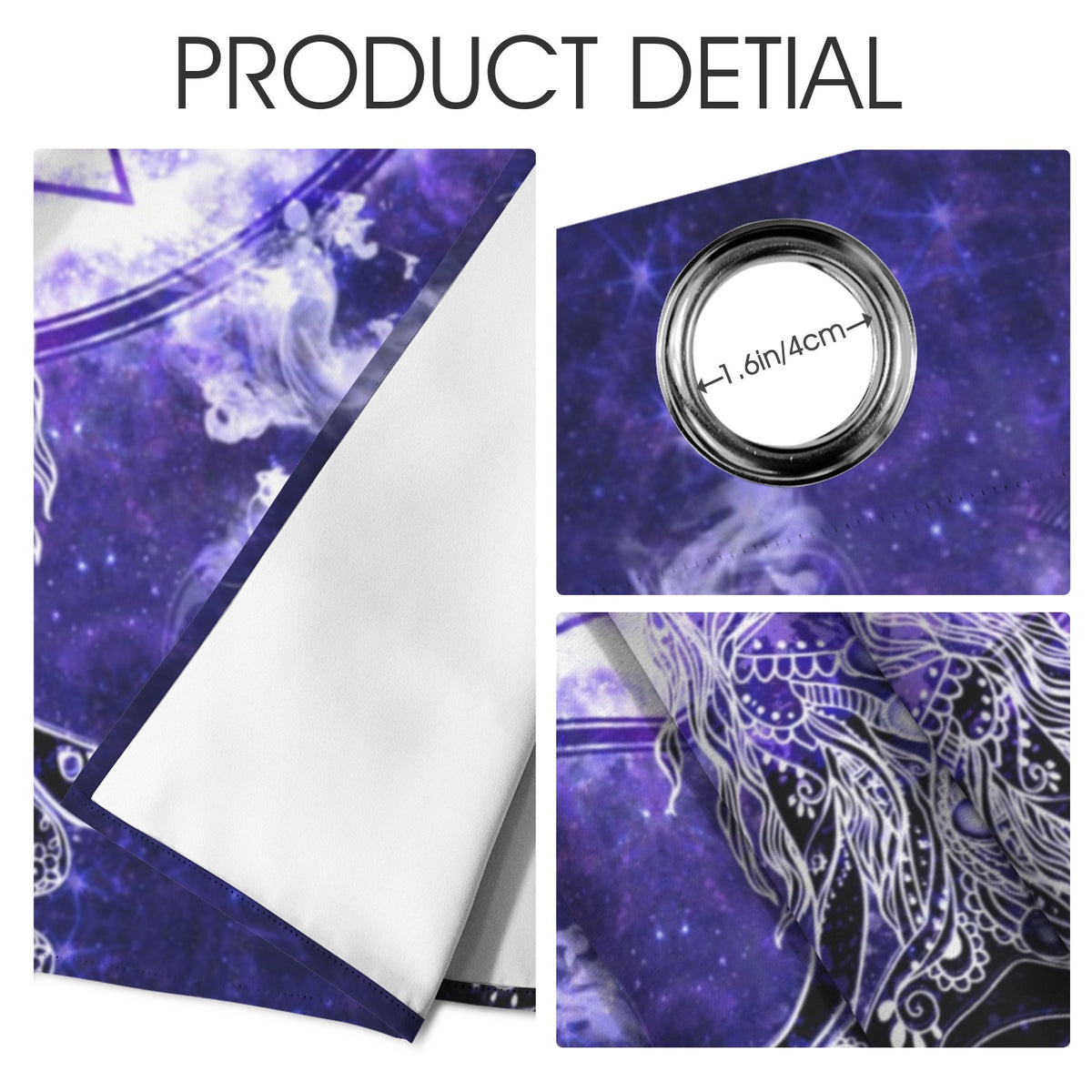 Katerina's Dragon's Eye Magickal Awakening Meditations Grommet Curtain 42" x 63" ( 1 Piece ) | Ships from USA