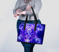 Katerina's Dragon's Eye Desires Buddha Meditations Vegan Leather Tote Bag