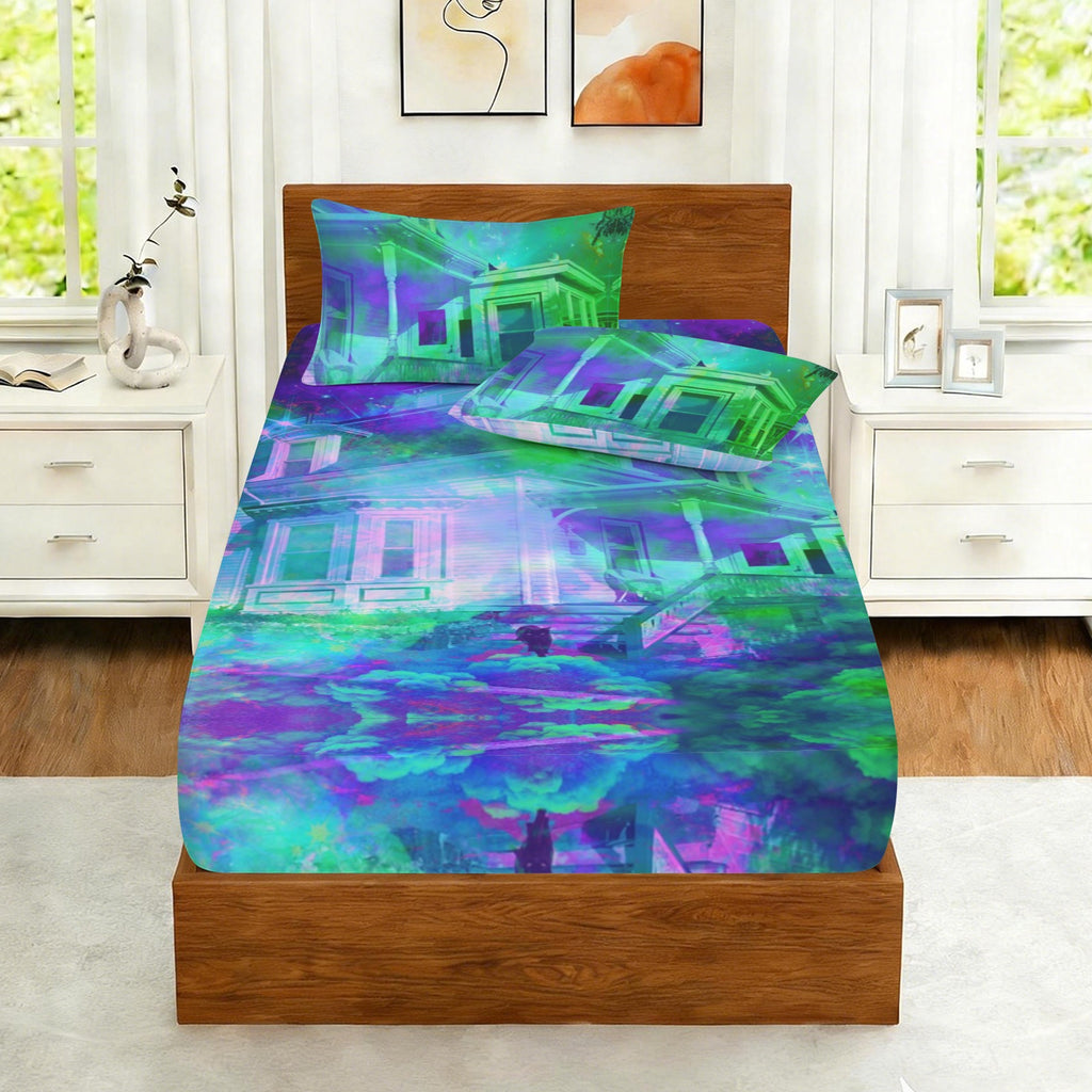 Katerina's Now & Forever Hocus Pocus Desires Twin Bedding Set (Fitted Sheet + Pillowcases) | Ships from USA