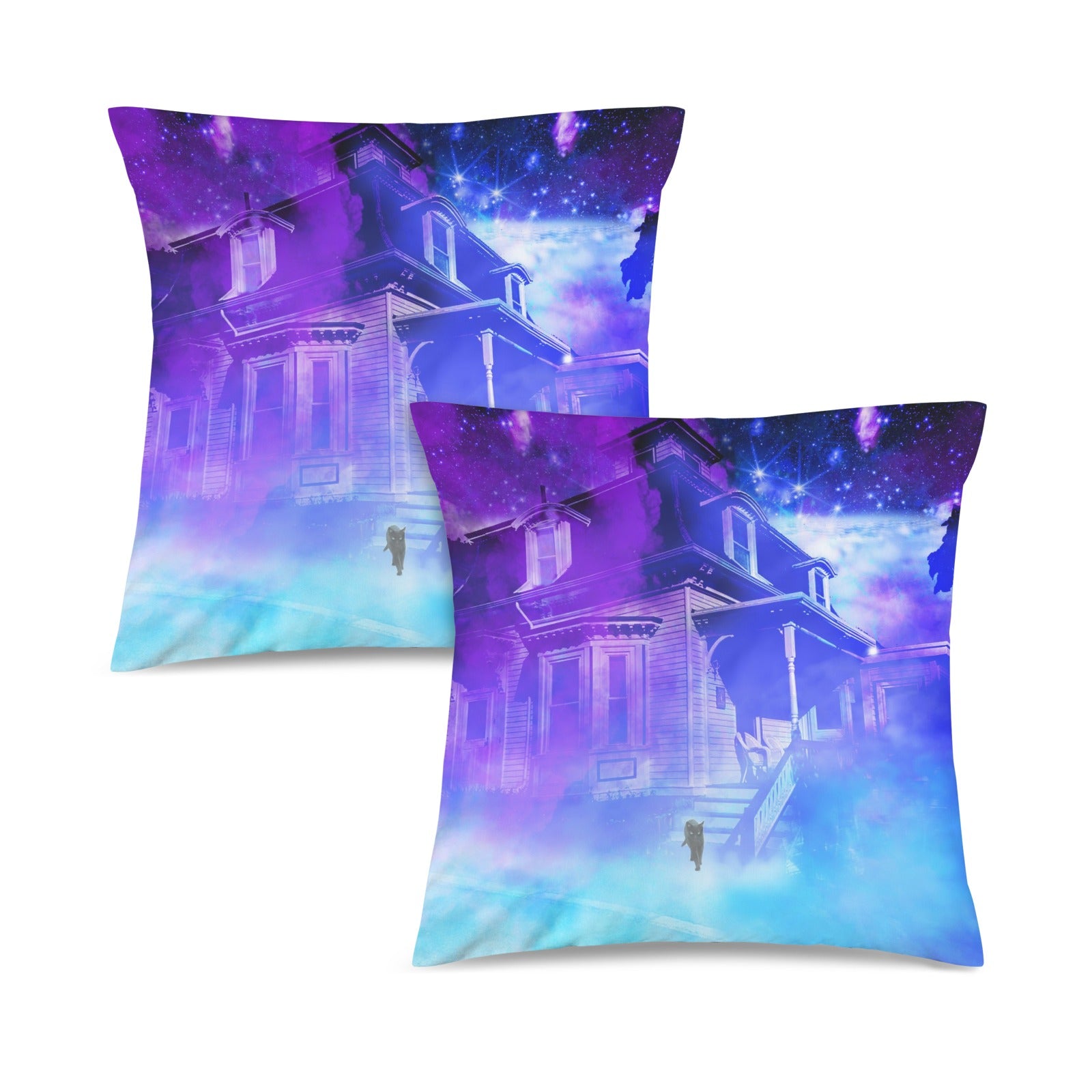 Amen Jin's Katerina's Eros & Psyche Hocus Pocus Desires Custom Pillow Cases 18" x 18" (2-Pack) | Ships from USA