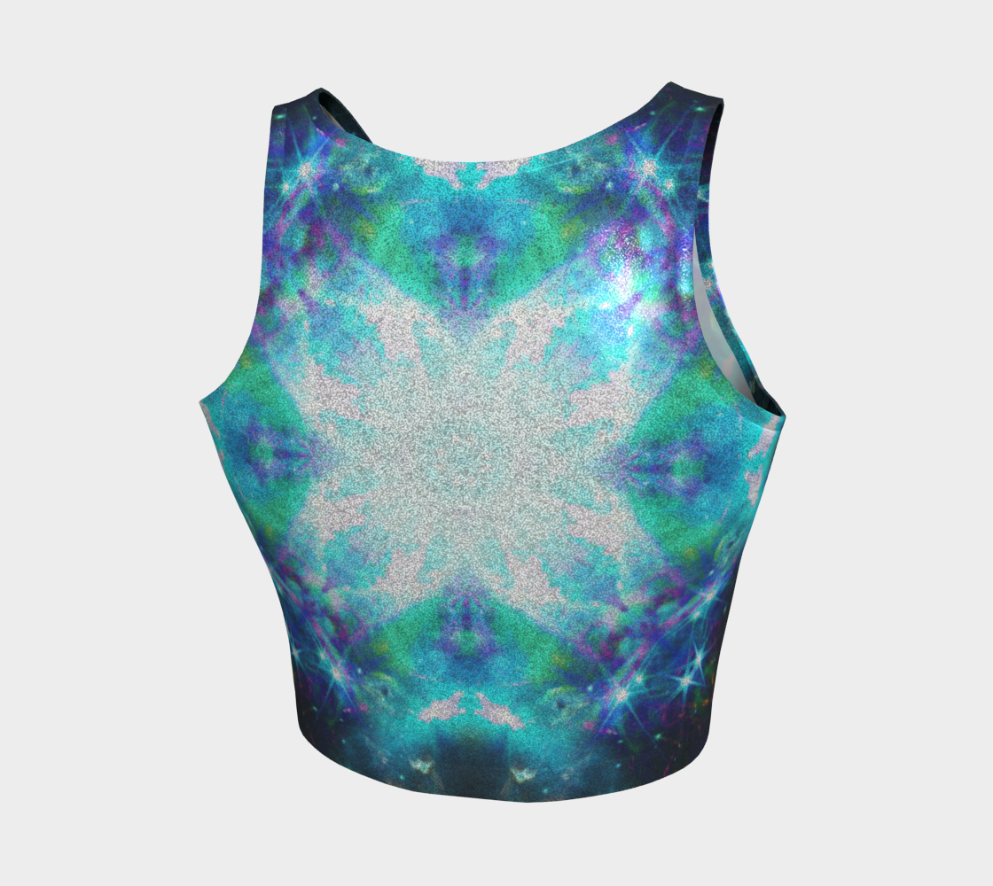 Katerina's Now and Forever Desires Glitter Athletic Crop Top