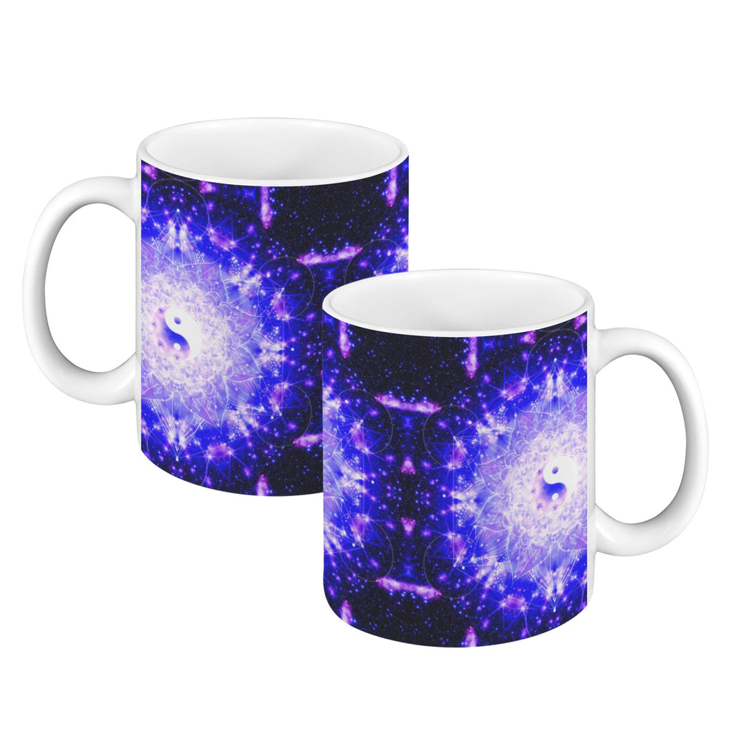 Katerina's Psyche Yin Yang Meditations Custom White Mug(11OZ)(Set of 2) | Ships from USA