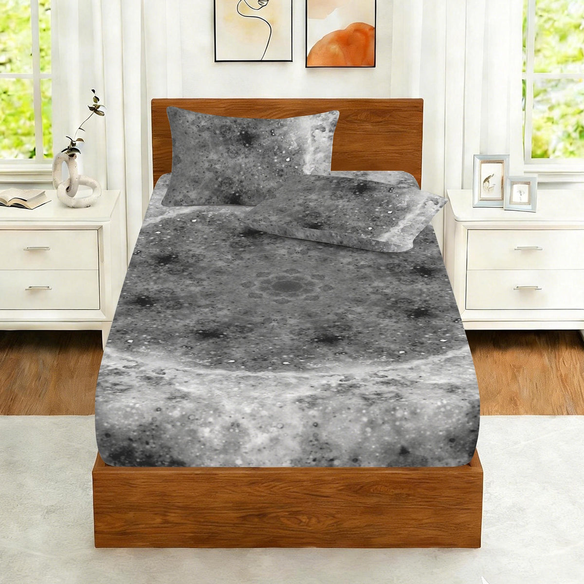 Katerina's You Are Not Forgotten Desires Twin Bedding Set (Fitted Sheet + Pillowcases) | Ships from USA