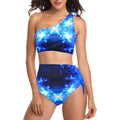 Amen Jin's Desires High Waisted One Shoulder Bikini Set (S16)