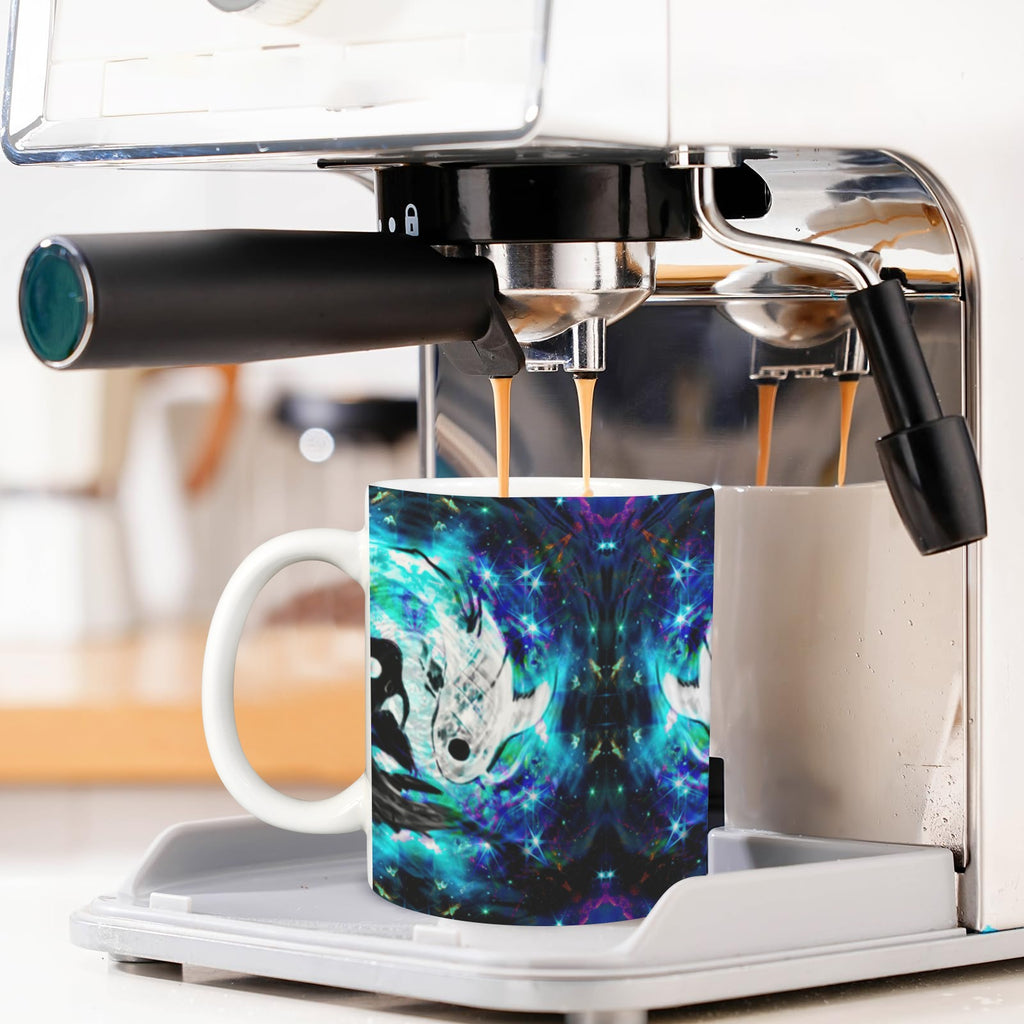 Katerina's Now & Forever Koi Desires Custom White Mug(11OZ)(Set of 2) | Ships from USA