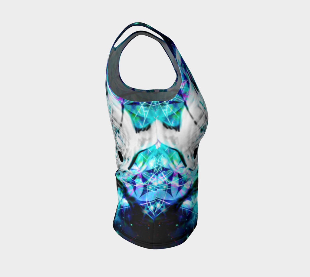 Katerina's Now and Forever Koi Meditations Fitted Tank Top