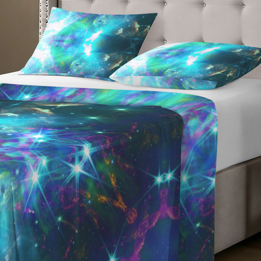 Katerina's Now & Forever Desires 3-Piece Bedding Set (Bed Sheet + Pillowcases)  | Ships from USA