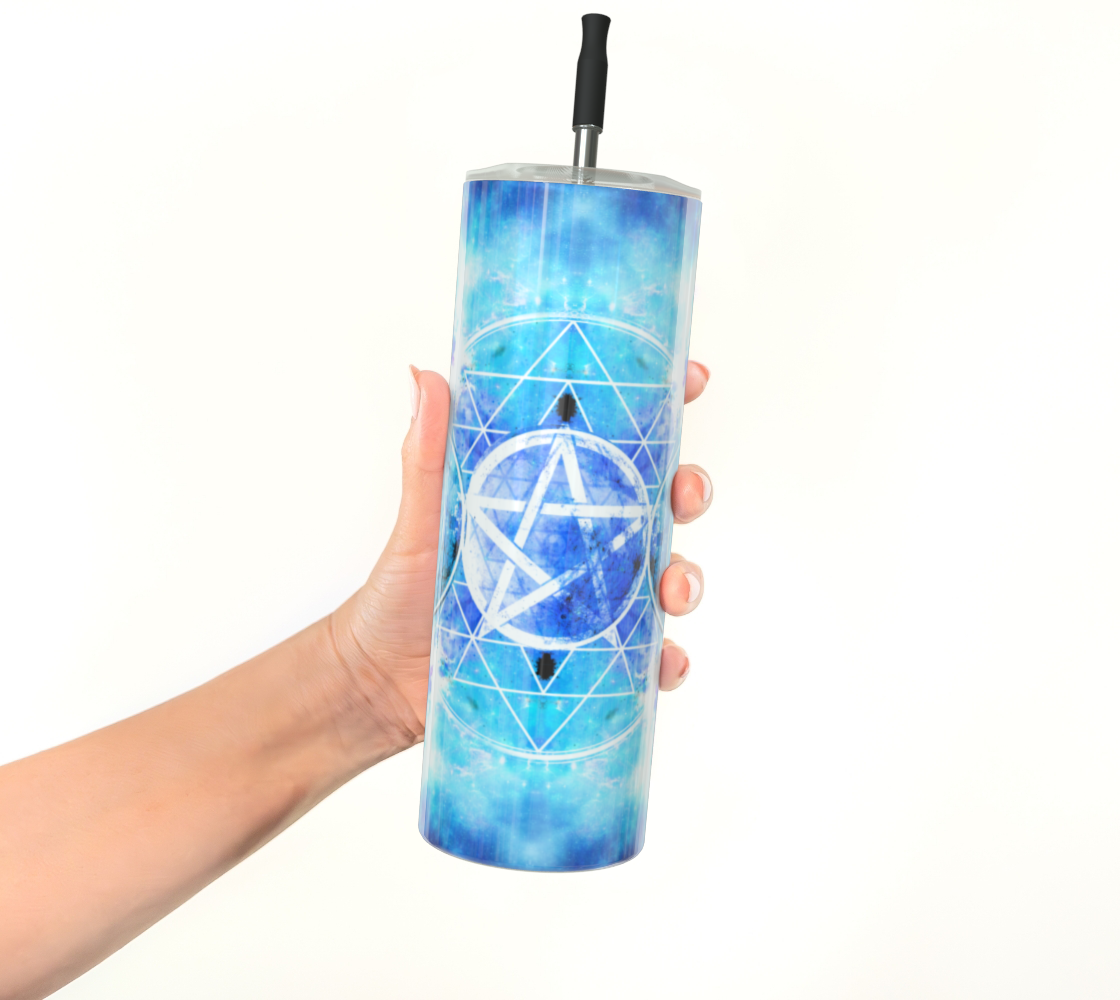 Amen Jin's Mandala of Dragon Fire Triple Goddess Meditations Stainless Steel Tumbler