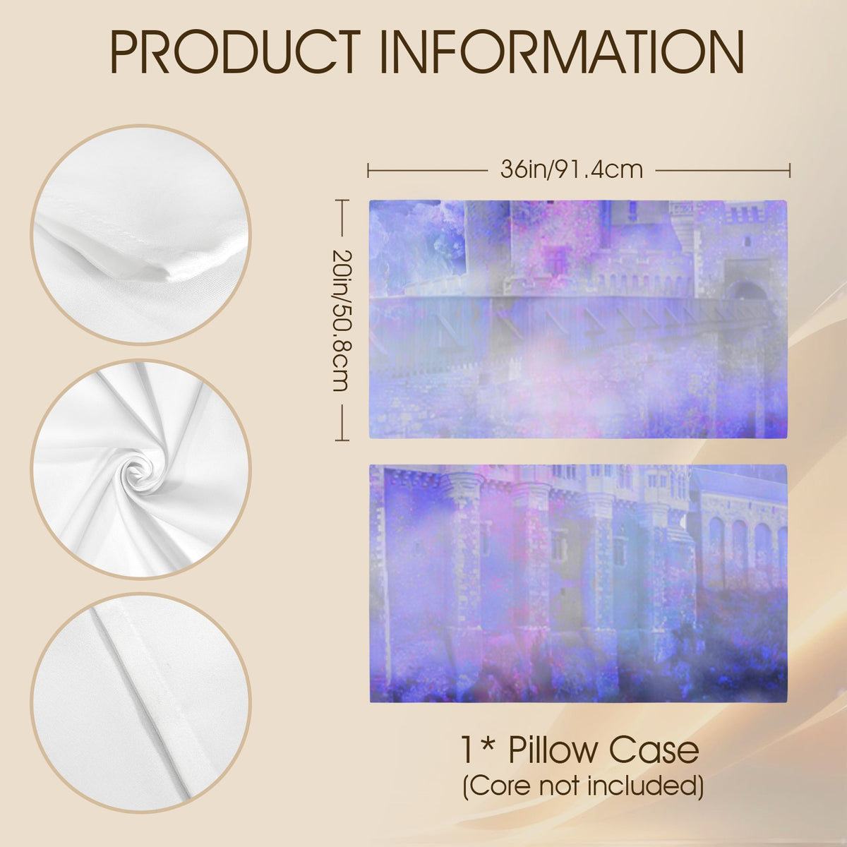 Katerina's I Will Come Again Translyvanian Desires Pillow Case 36" x 20"  | Ships from USA