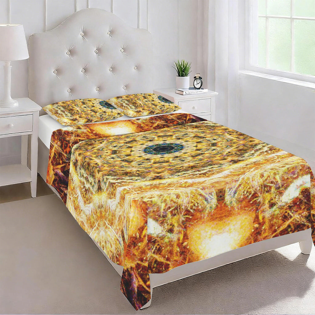 Katerina's Jupiter Desires 3-Piece Bedding Set (Bed Sheet + Pillowcases)  | Ships from USA