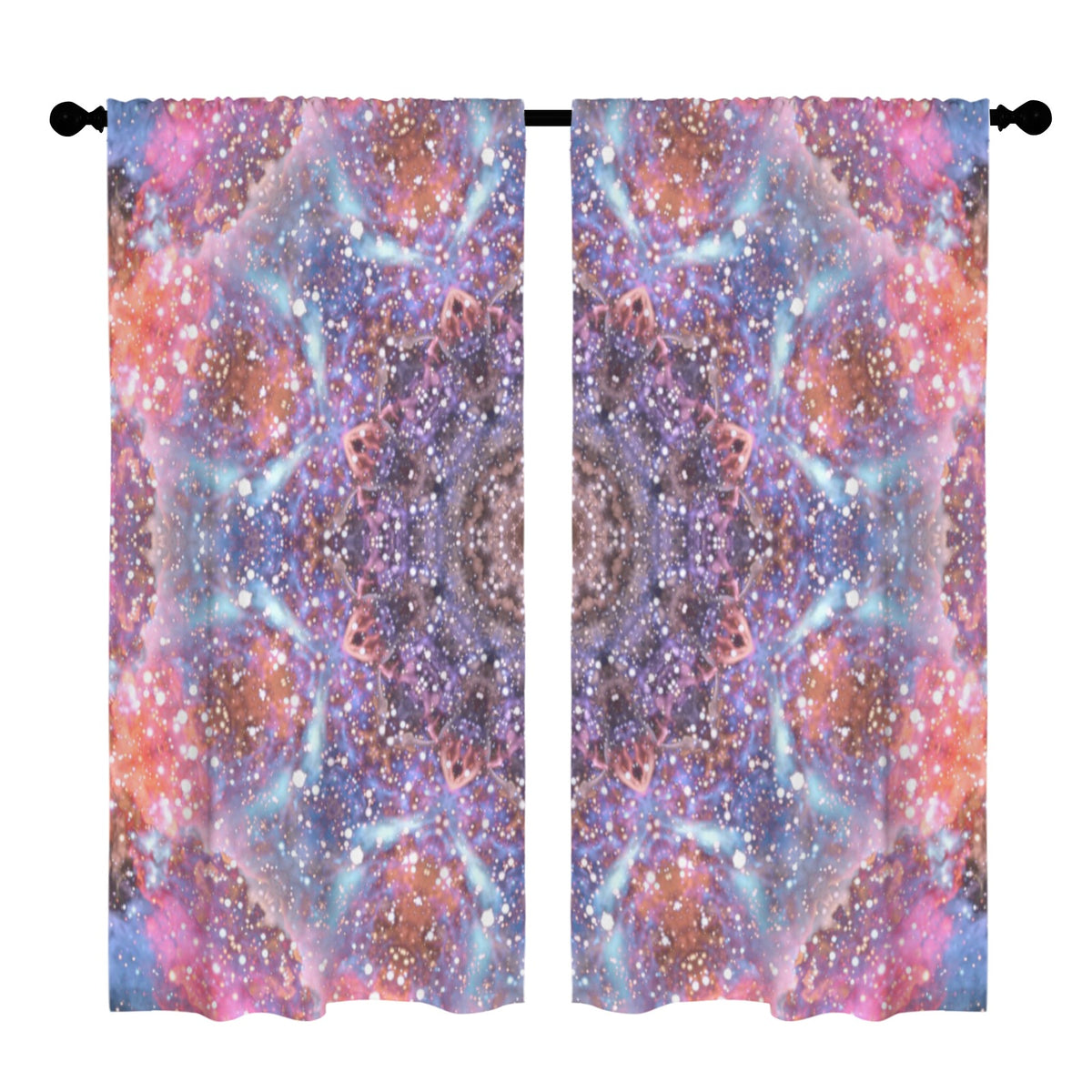 Katerina's Fiesta Desires Floor-To-Ceiling Curtain 52x84inch | Ships from USA