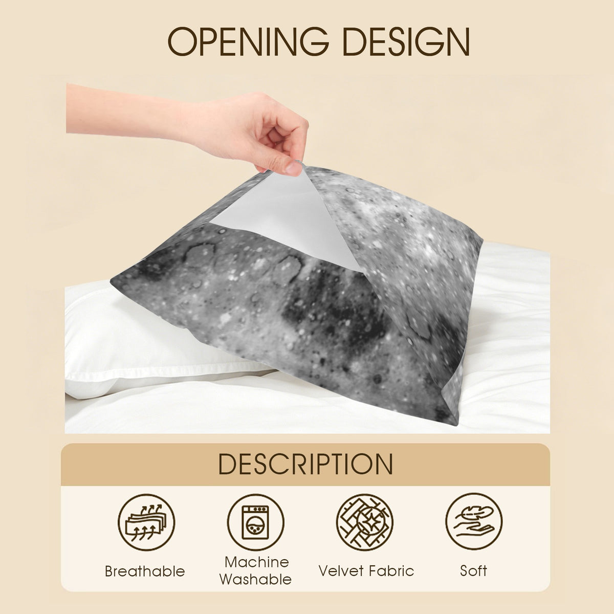 Katerina's You Are Not Forgotten Desires Pillow Case 36" x 20"  | Ships from USA