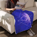 Katerina's Uncertainty in Time & Space Yin Yang Meditations Sherpa Fleece Blanket 30" x 40" | Ships from USA