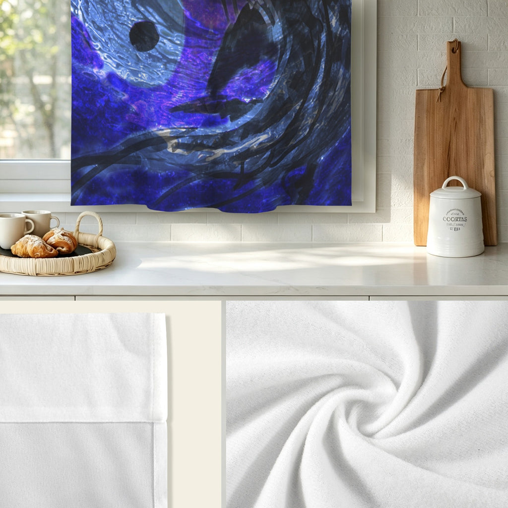 Katerina's Dragon's Eye Koi Desires Window Curtain 27.6" x 39.4" ( 1 Piece ) | Ships from USA