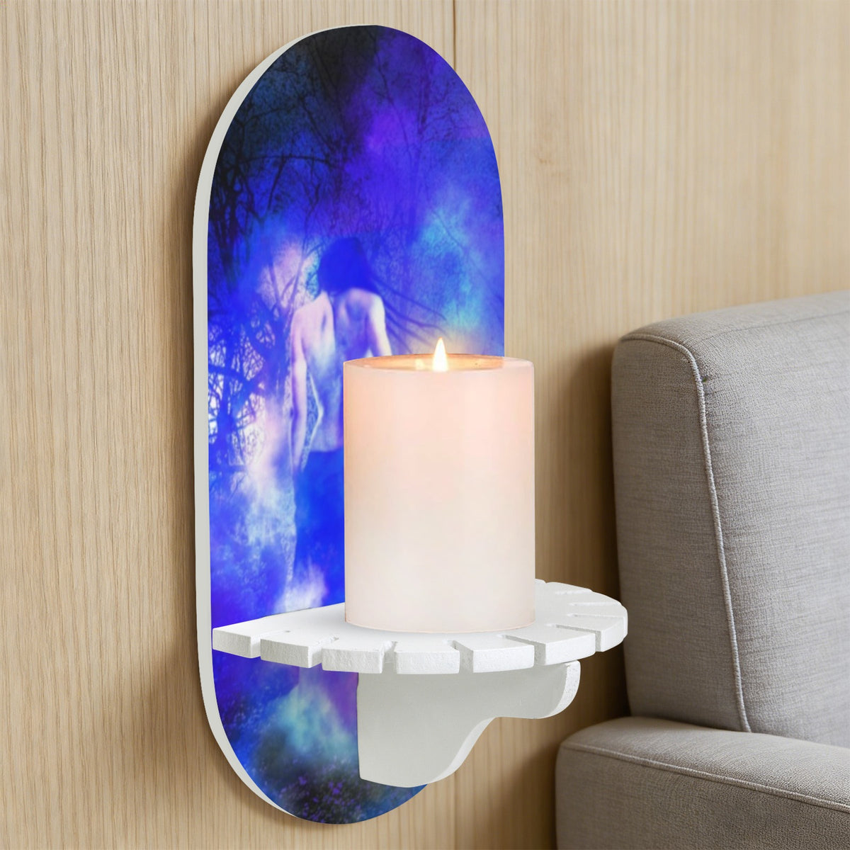 Katerina's Transylvanian Samhain Night Dreams Wall Mounted Candle Holder | Ships from USA