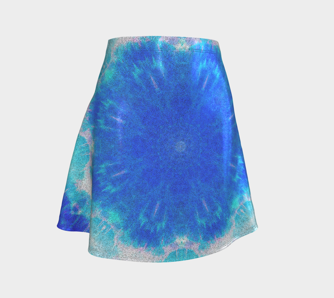 Amen Jin's Blue Sun Desires Flared Skirt