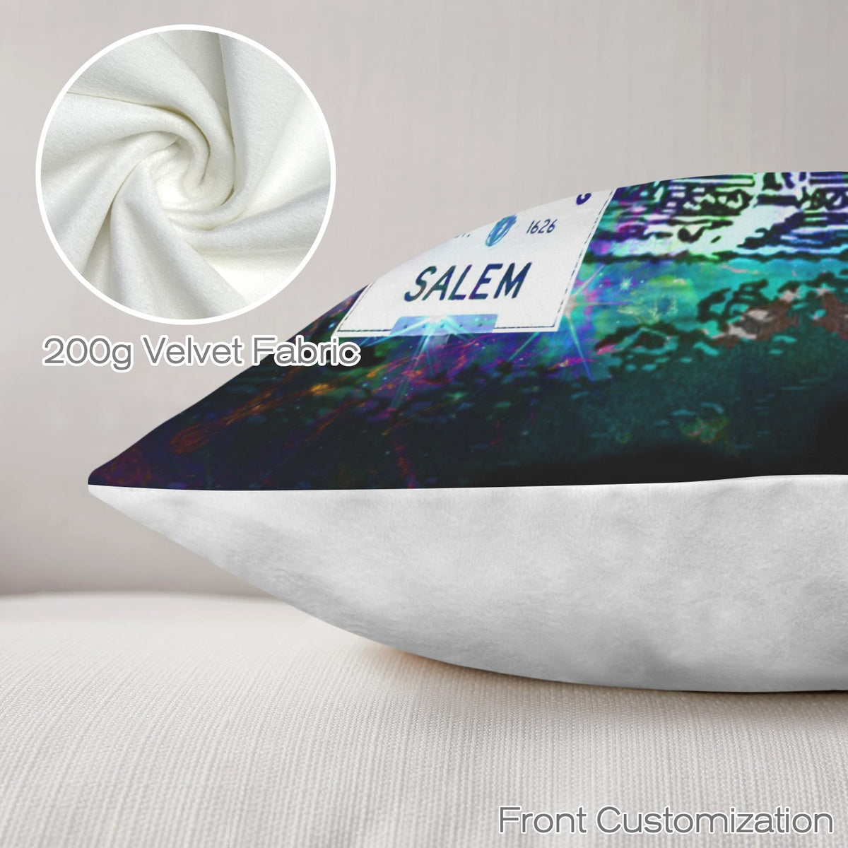 Katerina's Now & Forever Salem Witch Meditations Custom Pillow Cases 18" x 18" (2-Pack) | Ships from USA