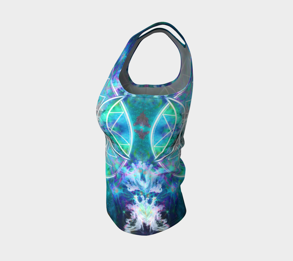 Katerina's Now and Forever Triple Goddess Meditations Fitted Tank Top