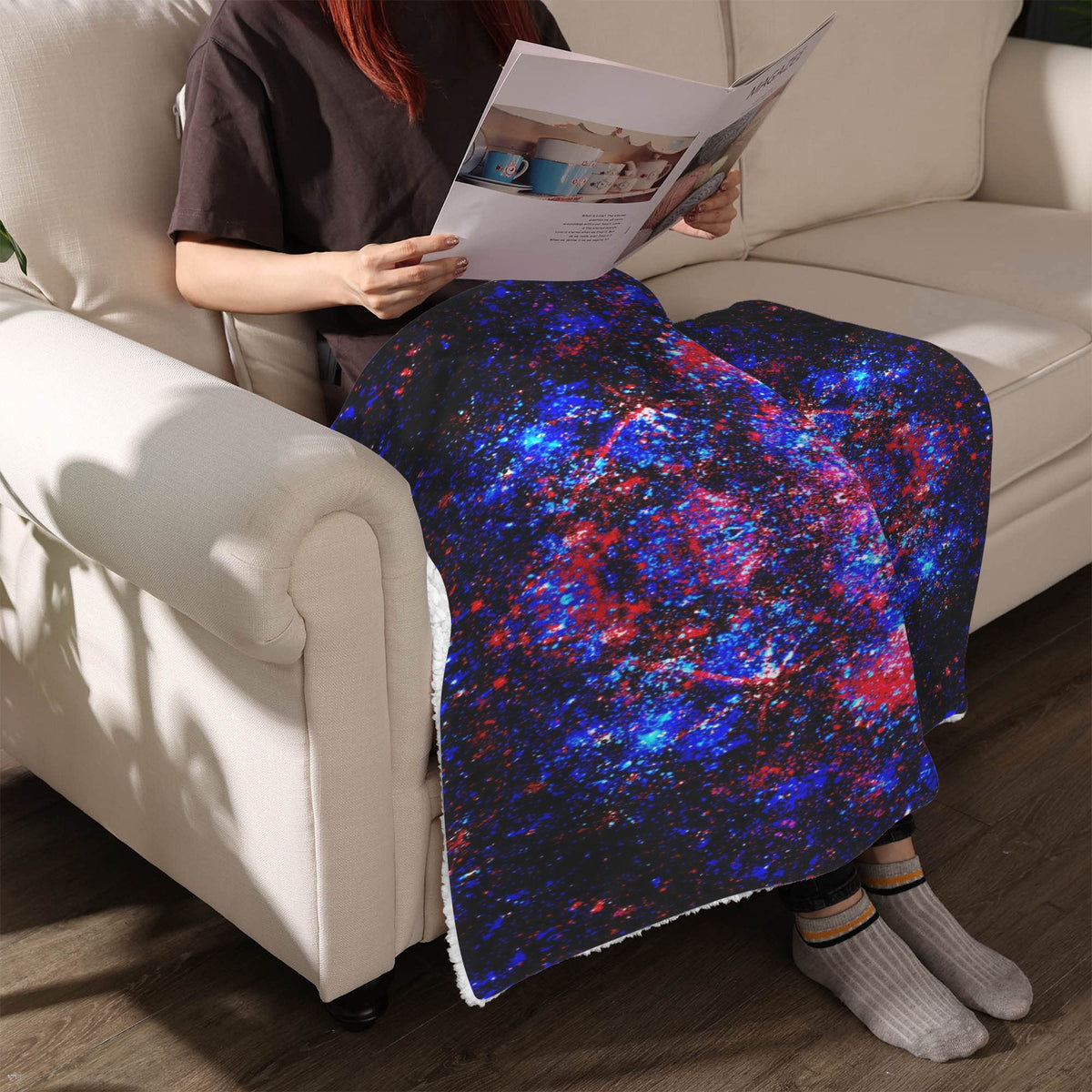 Katerina's Founder's Desires Sherpa Fleece Blanket 30" x 40" | Ships from USA