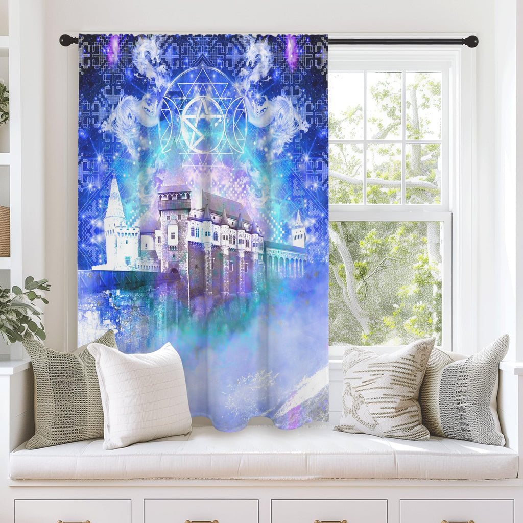 Amen Jin's Katerina's Eros & Psyche Dracularian Meditations Window Curtain 52" x 63" ( 1 Piece ) | Ships from USA