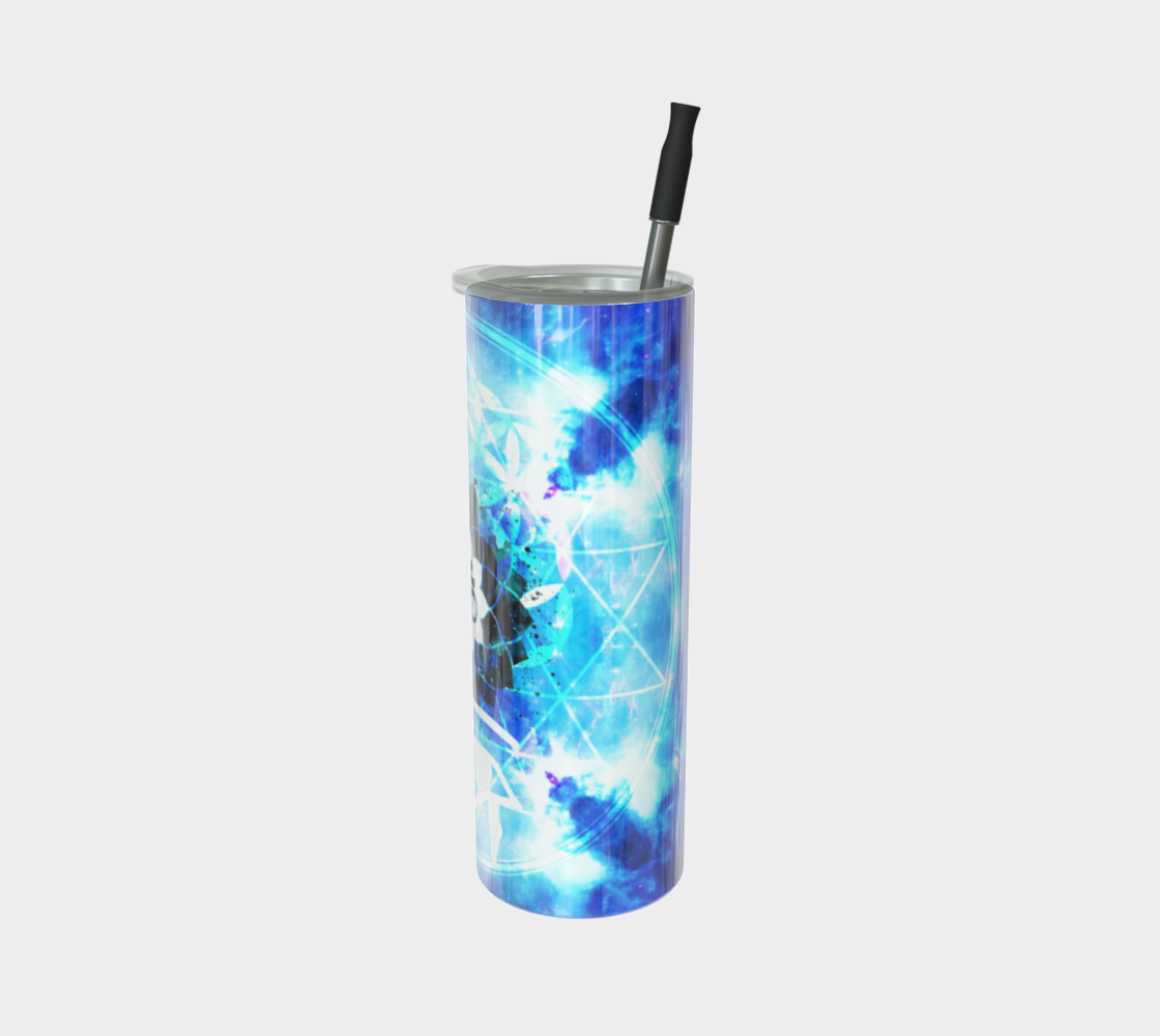 Amen Jin's Mandala of Dragon Fire Fairy Om Meditations Stainless Steel Tumbler