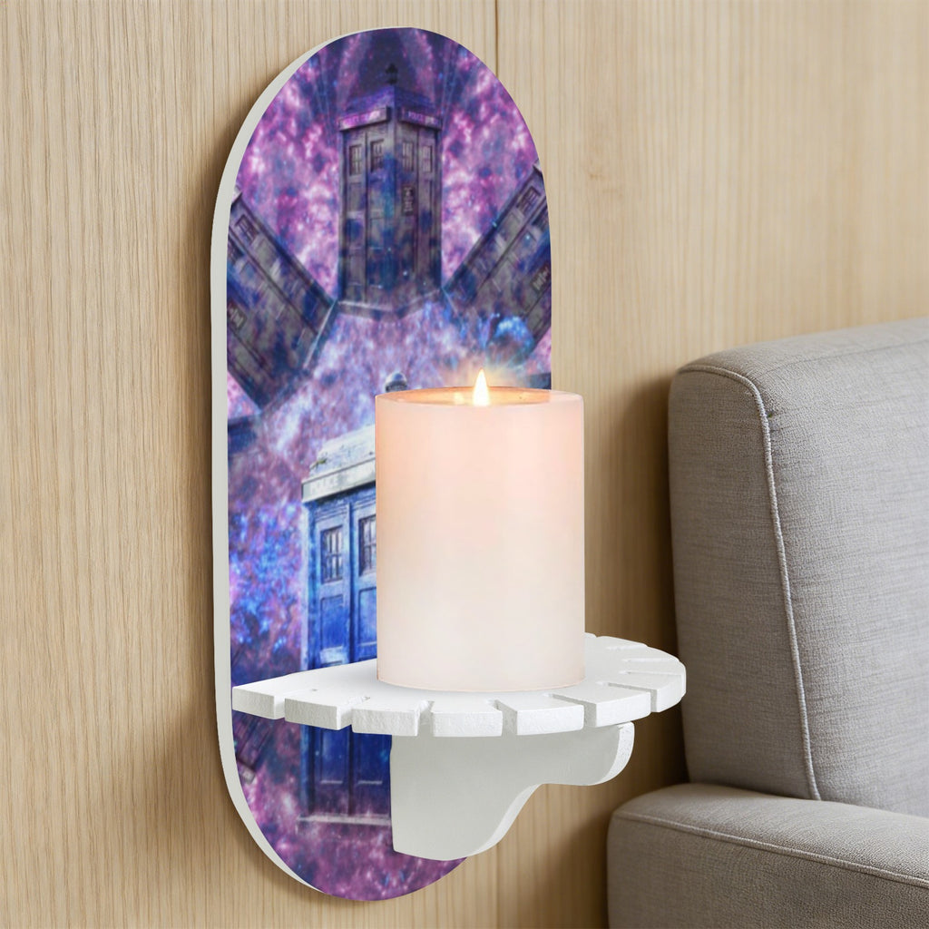 Katerina's Through Time & Space Doctor Desires Wall Mounted Candle Holder | Ships from USA