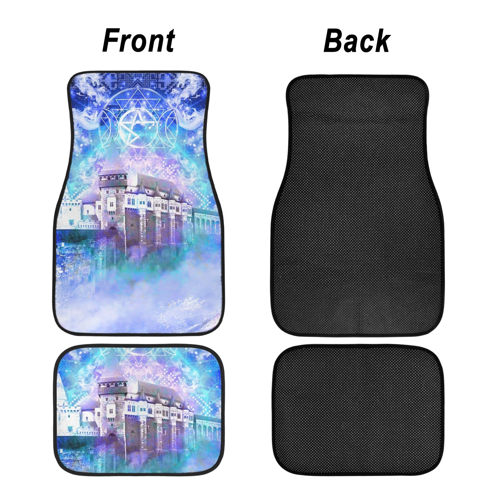 Amen Jin's Katerina's Eros & Psyche Dracularian Meditations 4-Piece Car Floor Mats （Customized Separately）| Ships from USA
