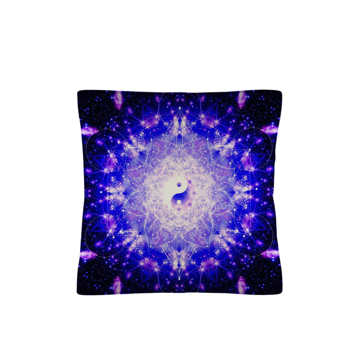Katerina's Psyche Yin Yang Meditations Linen Throw Pillow 18" x 18" ( 1 Piece ) | Ships from USA