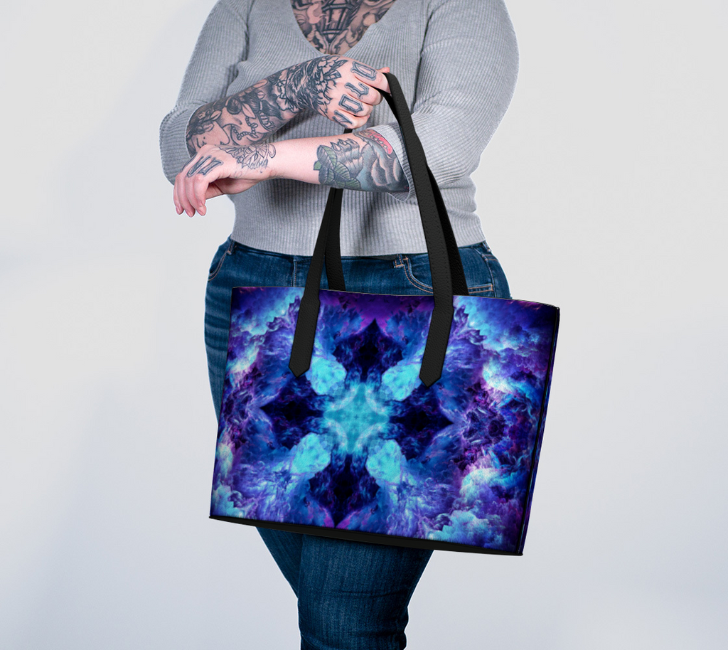Amen Jin's Dragon's Gate Desires Vegan Leather Tote Bag