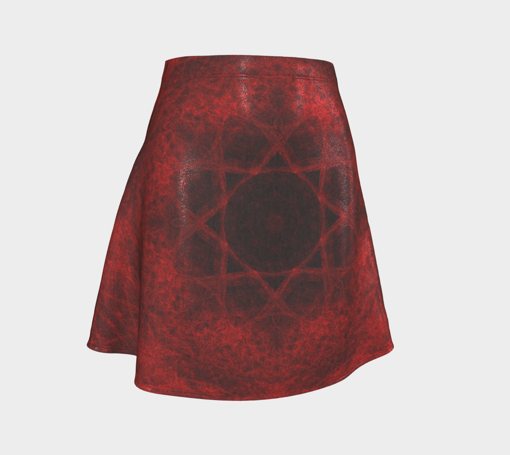 Katerina China Roses Desires Flare Skirt