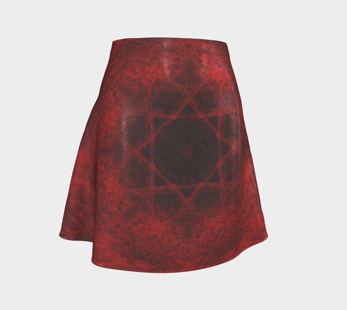 Katerina China Roses Desires Flare Skirt