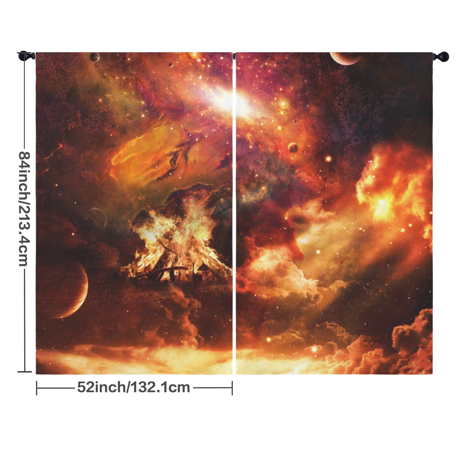 Samhain Night Dreams Floor-To-Ceiling Curtain 52x84inch | Ships from USA